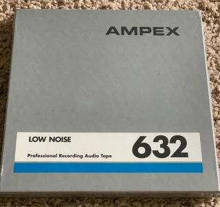 Ampex 632 Low Noise Professional Recording Audio Tape ¼ " X 1200 