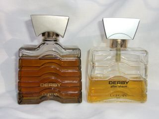 Guerlain " Derby " 1983 Vintage Bottle Perfume Eau De Toilette,  After Shave 100ml