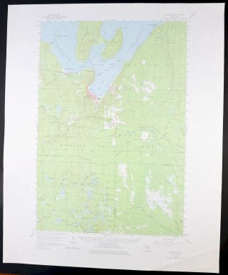 1958 Munising Michigan 15 - Minute Usgs Topo Topographic Map Grand Island