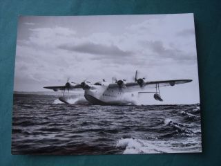1954 Photo - The Short S.  25 Sunderland British Flying Boat Patrol Bomber