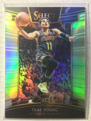 2018 - 19 Select Basketball Trae Young Silver Prizm Rc