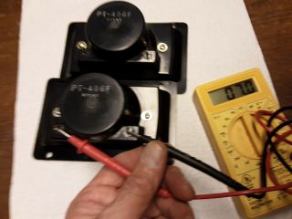One Pair Pioneer PT - 406F Multi Cellular Horn Tweeters Pulled From CS - 88A ' s 3