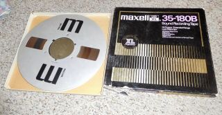 Maxell Ud Xl 35 - 180b.  10.  5 " Sound Recording Tape.