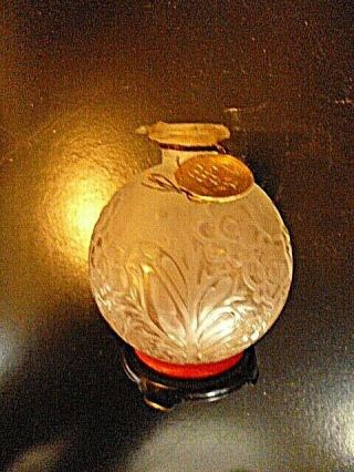 Old Vintage French Coty Asuma Perfum Empty Bottle (no Cap Available)