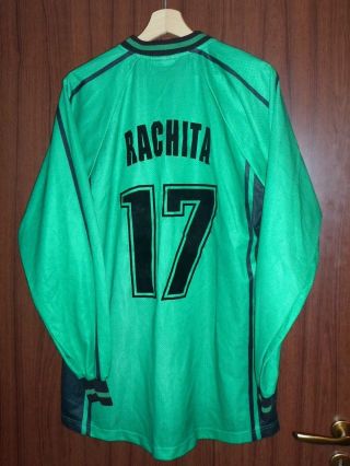 Match Worn 17 Rachita Litex Fc 2001 Football Shirt Jersey Asics Size Xl Romania