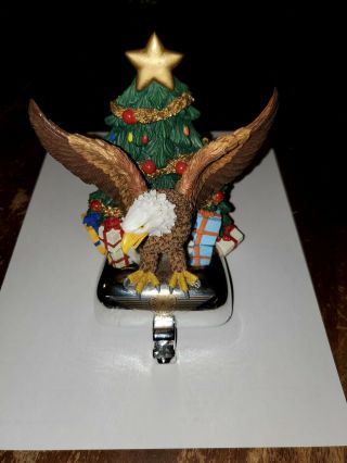 1999 Harley Davidson Motorcycles Eagle Tree Christmas Fireplace Stocking Holder