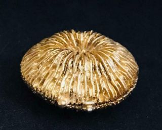 Rare Full/unused 1972 Estee Lauder " Azuree - Sea Urchin " Solid Perfume Compact