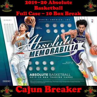 Los Angeles Lakers Full Case - 10box Live Break 2019/20 Absolute Basketball