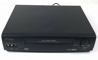 Optimus Model 201 Vcr Vhs Recorder Four 4 Head No Remote See Details