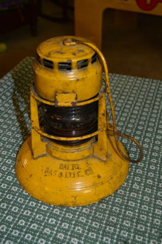 Vintage Dietz No.  40 Traffic Guard Bg&e Baltimore Gas & Electric Co.  Lantern