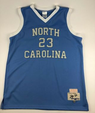 True School Authentics Michael Jordan North Carolina Jersey Blue Sz 2xl 54