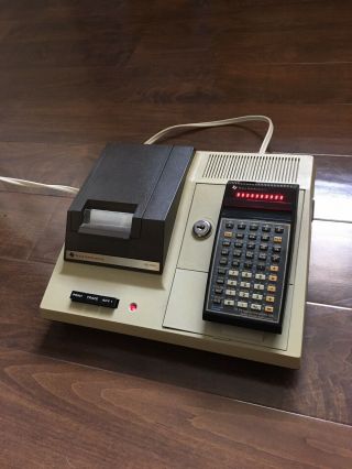 Texas Instruments Pc - 100c And Ti 59 Programmable Calculator.