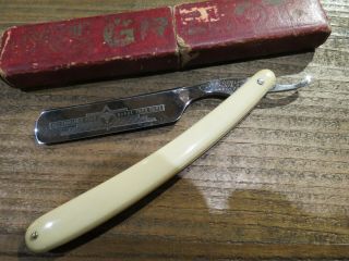 Old French Straight Razor Le Grelot P.  Hospital Thiers France N°357