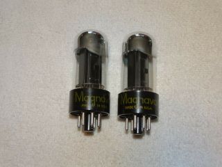 2 X 6v6gt Sylvania Tubes Very Strong Matched Pair (4 Pair Available)