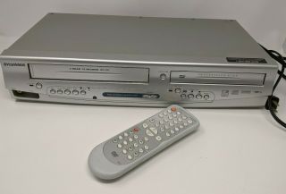 Sylvania Video Cassette Recorder/dvd Player Model No.  Dvc840g With Remote