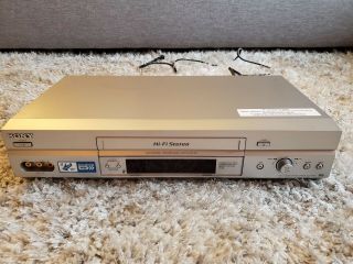 Sony SLV - N750 - Hi - Fi Stereo VCH 4 - Head VHS Player/Recorder (No Remote) 2