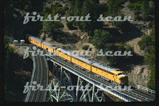 Slide - Union Pacific Up 951 E - 9 Passenger Action Keddie Wye Ca 1994