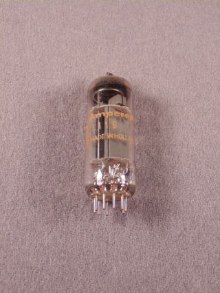 1 7119 Amperex Pq Made In Holland Hifi Radio Amplifier Vacuum Tube
