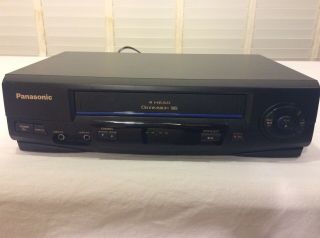 Panasonic Omnivision 4 Head Vhs Vcr Tape Player Pv - V4021 No Remote Or A/v Cable