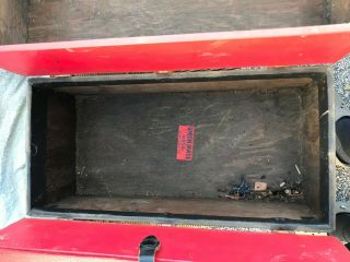 VINTAGE,  Red & Black,  RCA,  Radio TV Vacuum Tube Valve Carrying Case 2