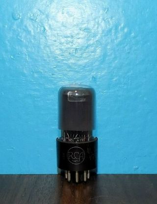Rca 6sn7 /gt Vt - 231 Tube Gray Glass Mica Snubbers Wwii Strong