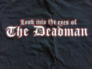 The Undertaker Large T Shirt Look Into The Eyes Of The Deadman Wwe Wwf