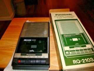 Panasonic Slim Line Rq2103 Cassette Deck And Recorder - -,  2 Sealedtapes