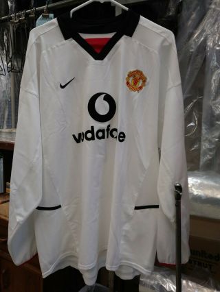 Authentic Nike 2003 Manchester United Long Sleeve Jersey