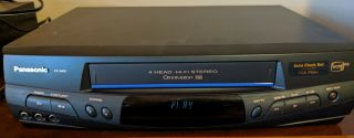 Panasonic Vhs Tape Player,  Model Pv - 8451,  4 - Head Hi - Fi Stereo,  Omnivision