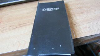 1973 Triumph Motorcycle Product Data Book Pamphlet 73