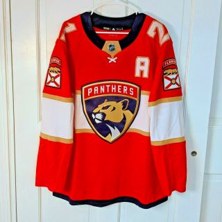 Florida Panthers Vincent Trocheck 21 Adidas Climalite Hockey Jersey Size 52 Nhl