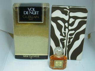 Guerlain Vol De Nuit 7.  5 Ml 1/4 Oz Parfum Perfume 19dec77 - T