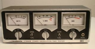 Vintage Radio Shack Micronta 3 Range Power Modulation Swr Tester 21 - 522