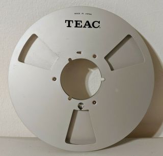 Vintage Teac Reel To Reel Tape Audio Reel 10.  5