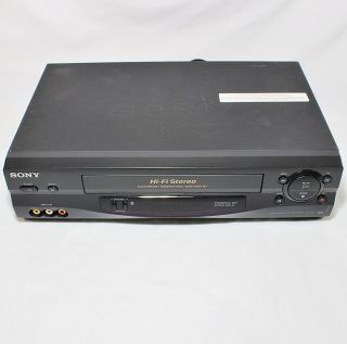Sony Slv - N55 Vcr Vhs Player / Recorder & No Remote (1)