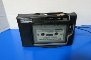 Vintage Panasonic Rq212das Mini Cassette Tape Recorder Video