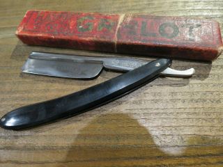 Old French Straight Razor Le Grelot P.  Hospital Thiers France " Coupe Celeste " N°5