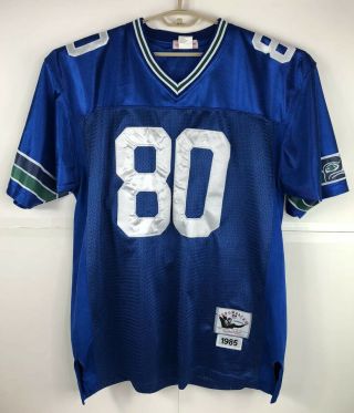 Mitchell & Ness Seattle Seahawks 100 Authentic Jersey Steve Largent 80 1985