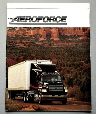 1990 Canadian Ford Aeroforce Heavy Truck Brochure 36 Pages 90faeroc
