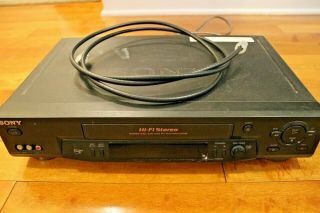 Sony Hi - Fi Stereo Video Cassette Recorder Slv - N71 Only