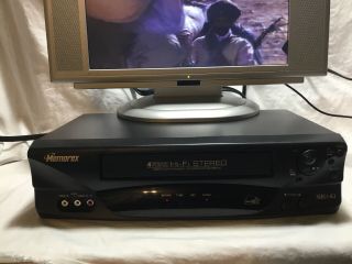Memorex Mvr4052 Vcr 4 Head Hi - Fi Stereo Vhs Player Recorder.