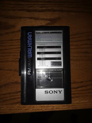 Sony Walkman Graphic Equalizer Wm F43 Portable Fm Am Radio And Cassette Player