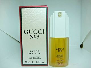 Gucci No.  3 25 Ml 0.  8 Oz Eau De Toilette Perfume - Sb23