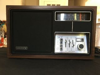 Vintage Mid Century Modern Zenith Model J430w Am/fm Stereo Radio