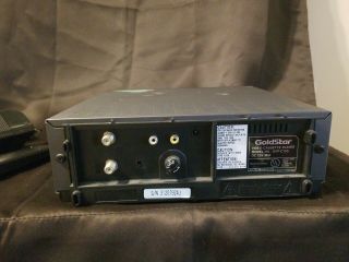 VCR VHS Player Recorder 4 head GOLDSTAR GVP - C135 W Remote 3