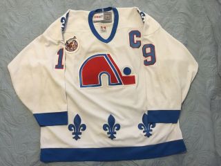 1992 - 93 Joe Sakic Quebec Nordiques Jersey Ccm Xl Stanley Cup 100