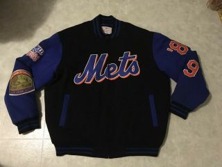 Merchandise NY Mets World Series Champions 1969 1986 Patch Coat Men XL 2