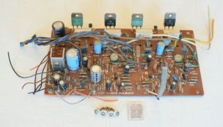 Onkyo Tx - 2500 Mkii Receiver Main Amp Board And Transistors,  May Fit Other Models