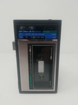 Aiwa Hs - T02 Cassette Player Walkman Portable Radio Vintage