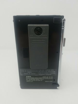 AIWA HS - T02 Cassette Player Walkman Portable Radio Vintage 3